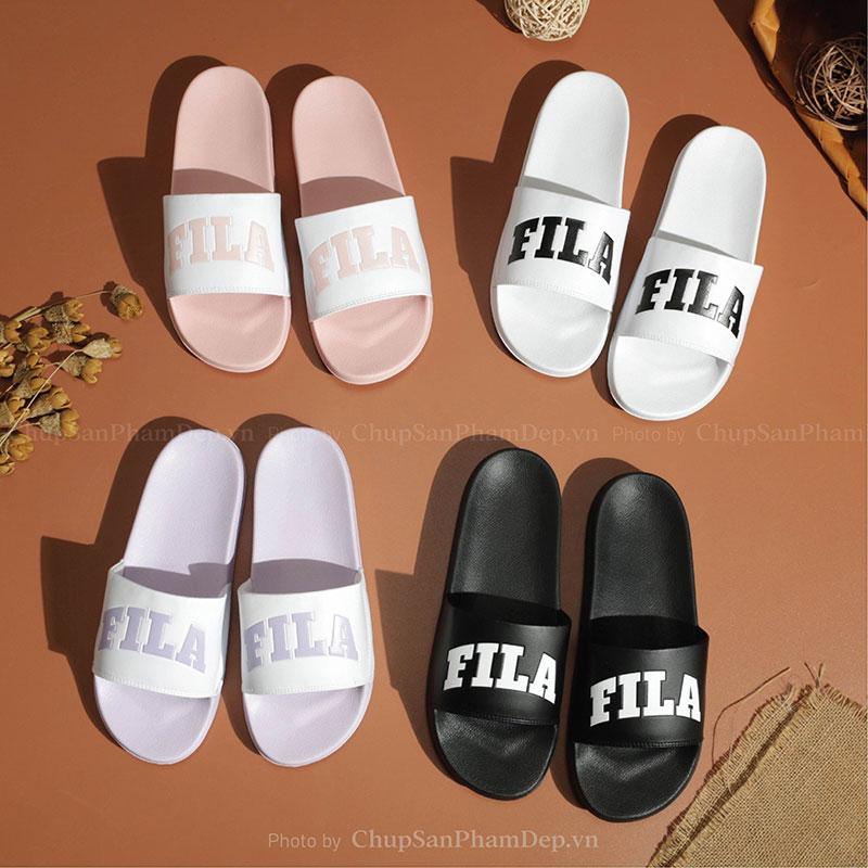 Dép Quai Úp Logo Fila Màu Ấn Tượng