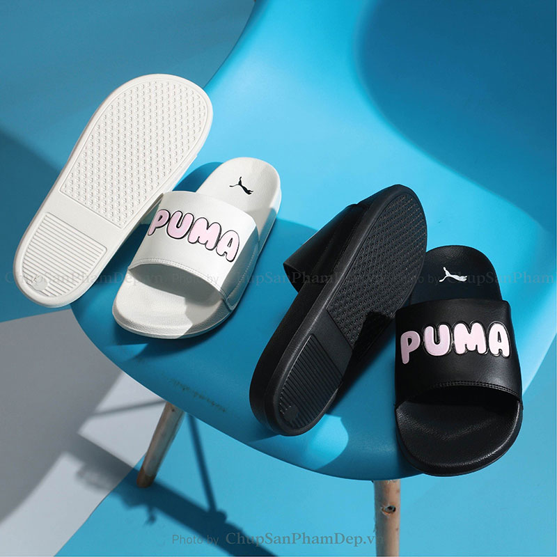 Dép Quai Úp Logo Puma Gót Cute