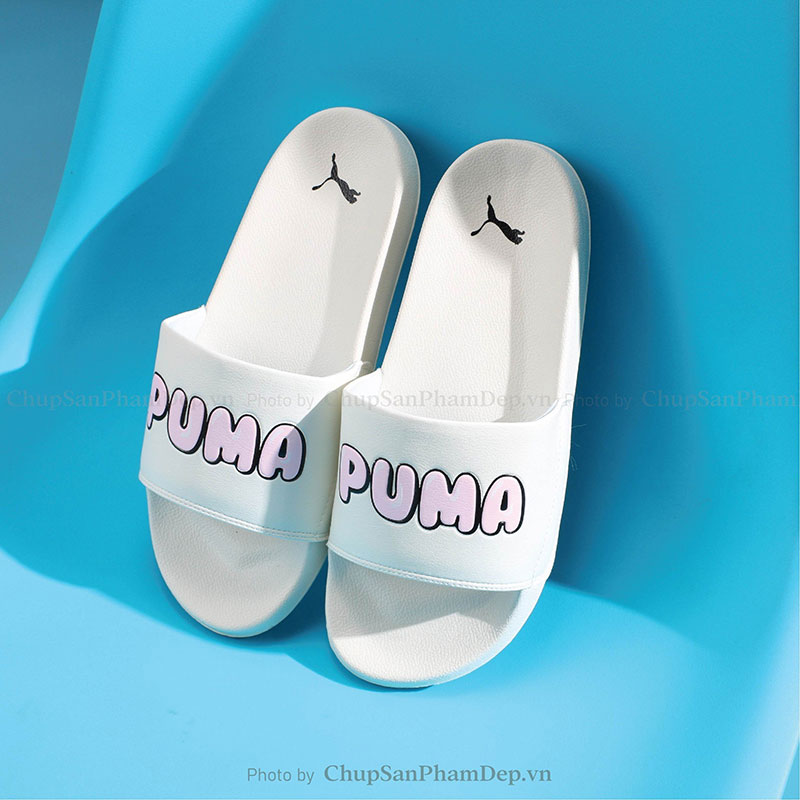 Dép Quai Úp Logo Puma Gót Cute