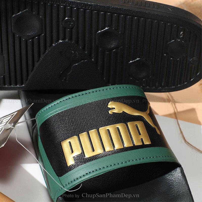 Dép Quai Úp Logo Puma Màu Basic