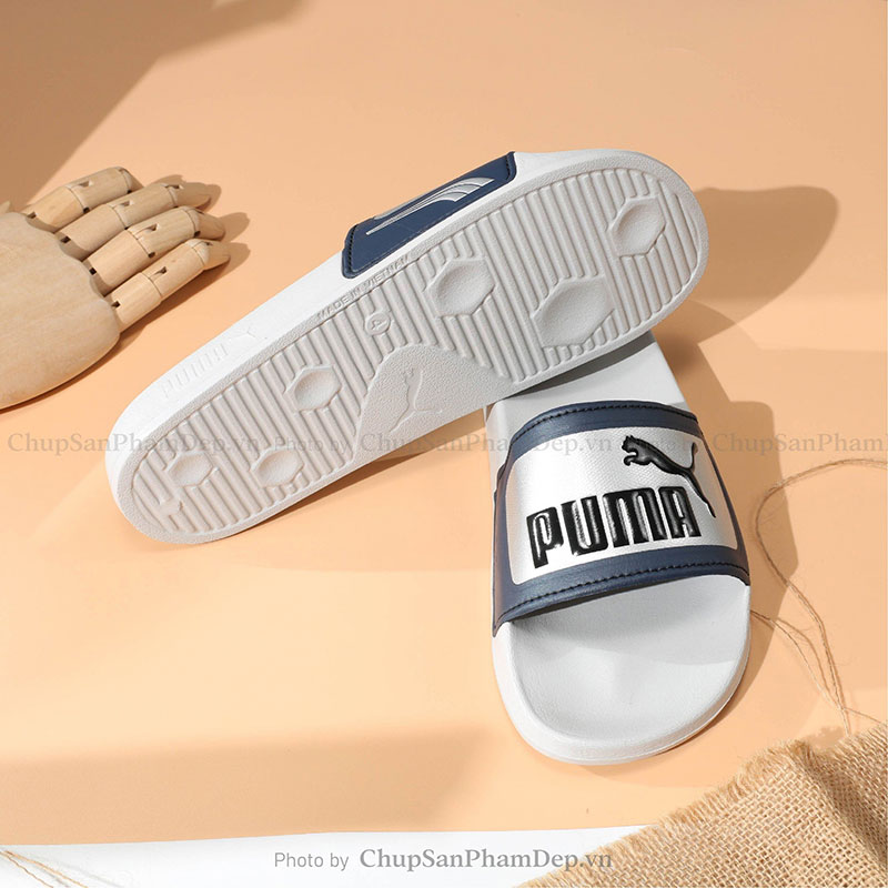 Dép Quai Úp Logo Puma Màu Basic