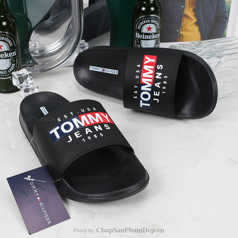 Dép Quai Úp Logo Tommy USA Năng Động