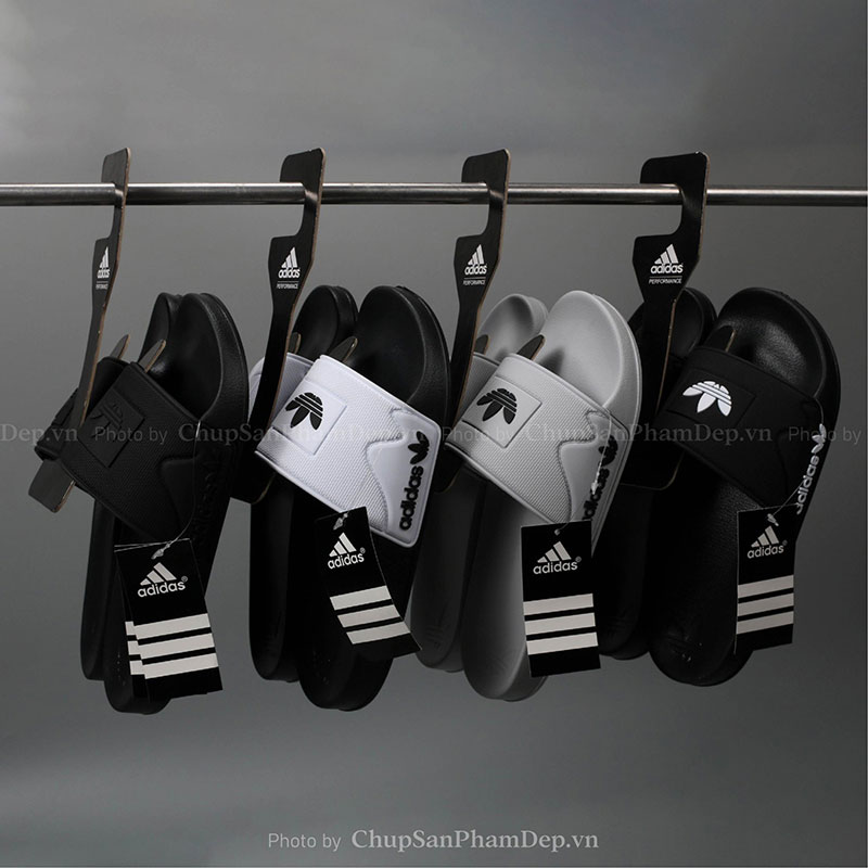 Dép Quai Úp PVC Adidas 3 Lá Basic