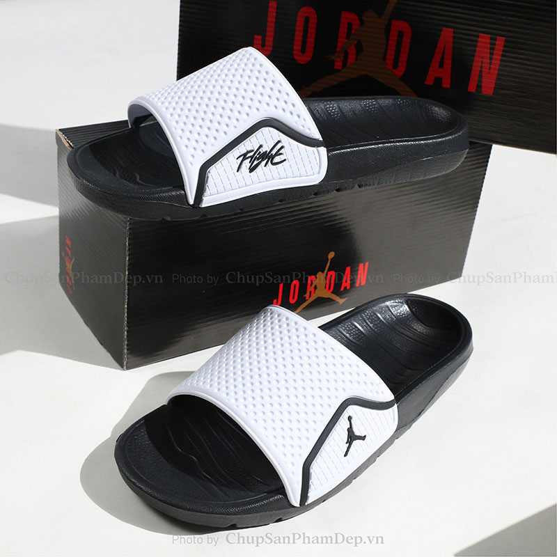 Dép Quai Úp PVC Jordan Air Flight Cá Tính