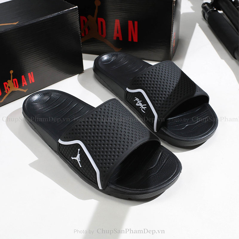 Dép Quai Úp PVC Jordan Air Flight Cá Tính