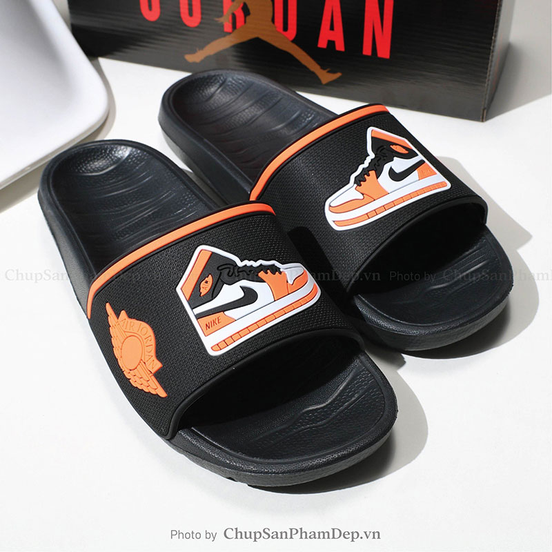 Dép Quai Úp PVC Nike Air Jordan Sành Điệu