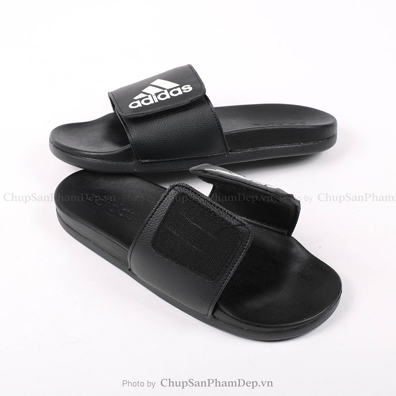 Dép Plus Quai Xé Chữ Adidas Trên Quai Đơn Giản