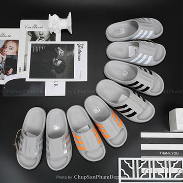 Dép Đúc Quai Ngang Adidas Slides Grey