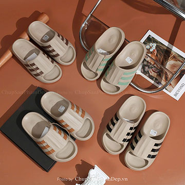 Dép Đúc Quai Ngang Adidas Slides Light Brown