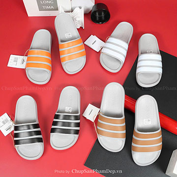 Dép Đúc Quai Ngang Adilette Slide Grey