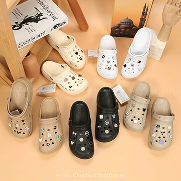 Dép Sục Crocs 01 Đính Charm